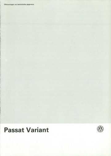 Brochures Volkswagen Passat - Folders