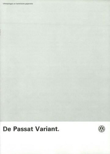 Brochures Volkswagen Passat - Folders