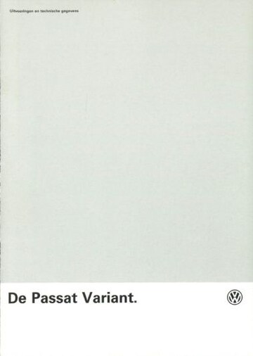 Brochures Volkswagen Passat - Folders