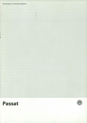 Brochures Volkswagen Passat - Folders