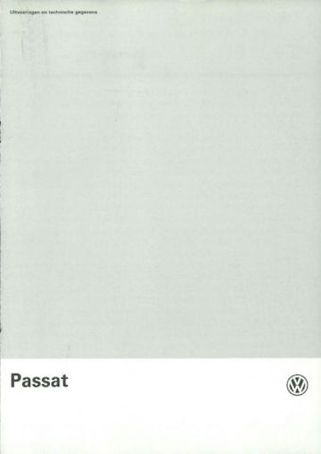 Brochures Volkswagen Passat - Folders