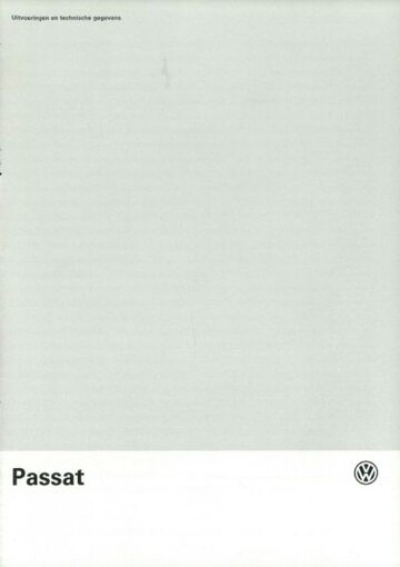 Brochures Volkswagen Passat - Folders