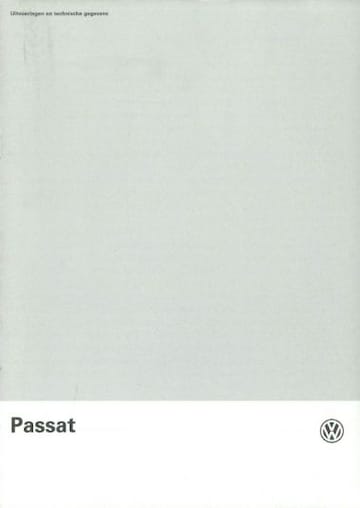 Brochures Volkswagen Passat - Folders