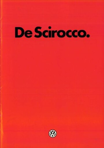 Brochures Volkswagen Scirocco - Folders
