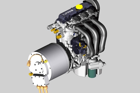 Nieuwe Lotus-motor is generator voor hybrides 