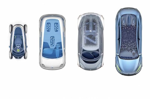 Renault presenteert vier elektrische auto's 