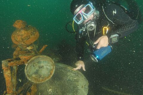 Autoverhalen van de zeebodem