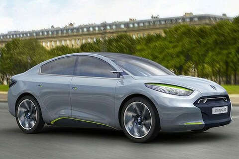 Renault Fluence Z.E. Concept afgetapt