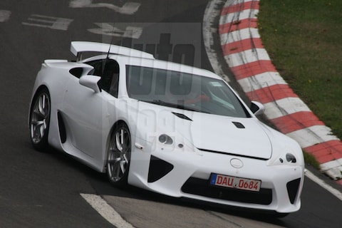 Lexus LF-A nu zonder camouflage