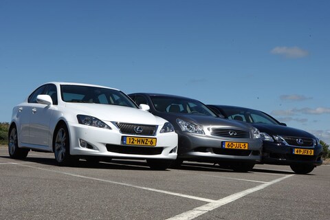 Infiniti G37 sedan - Lexus IS 250 - Lexus GS 450h