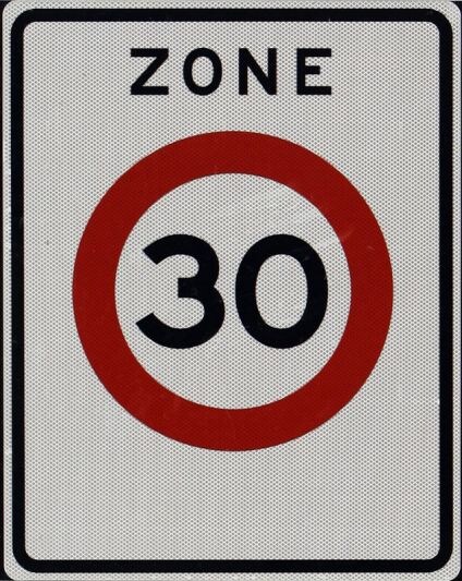 30 km/u zone | Foto: ANP