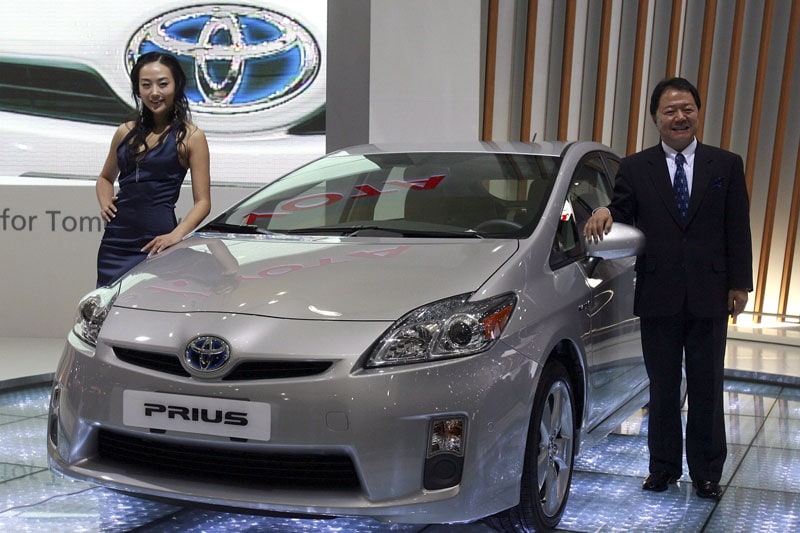 Toyota Prius op Seoul Motor Show (foto ANP)