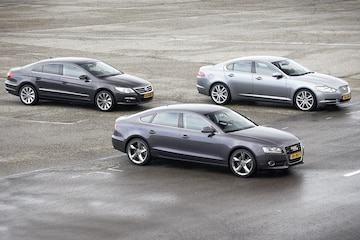 Audi A5 Sportback-Jaguar XF 3.0 V6-Volkswagen Pass