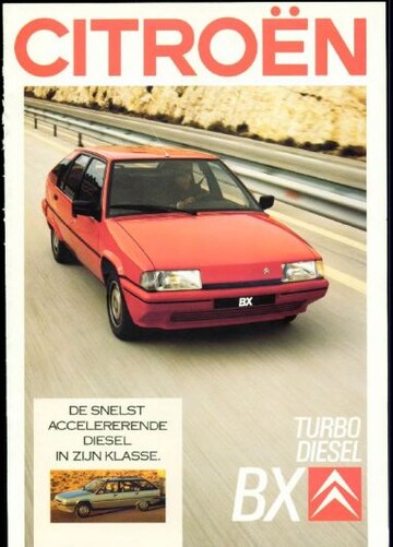 Brochures Citroën BX - Folders