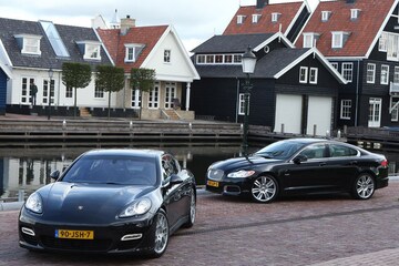 Jaguar XFR-Porsche Panamera Turbo