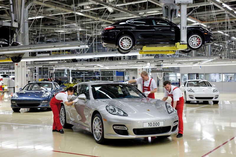 Productie tienduizendste Porsche Panamera