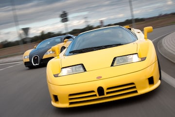 Bugatti Veyron en EB110 SS