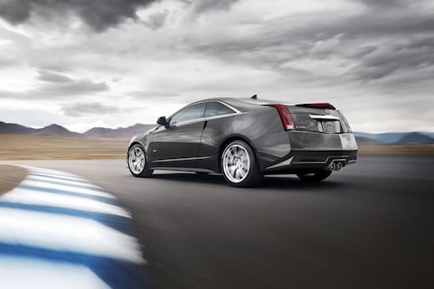 Cadillac CTS-V coupe: spierballentaal 
