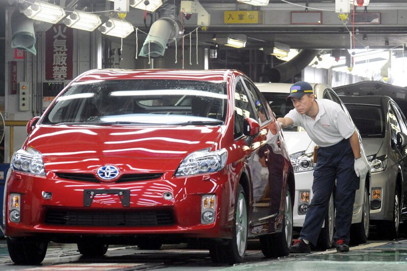 Toyota Prius-productie in Toyota City | Foto: ANP/