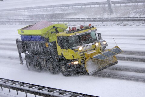 Gerecycled water wasstraat in winter zout?