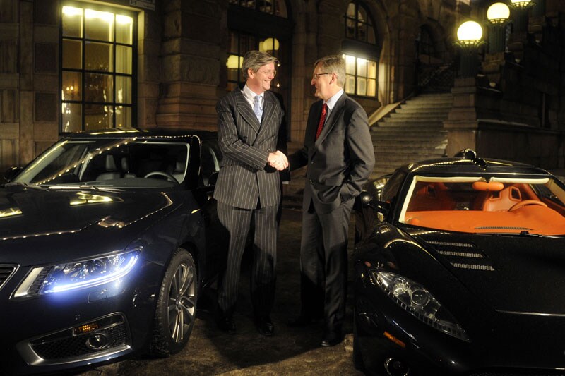 Victor Muller en Jan Ake Jonsson | Foto: ANP/AFP