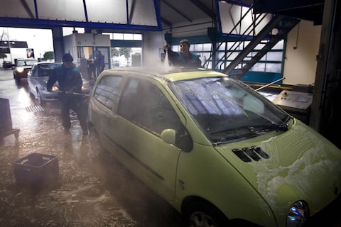 Gezelligheid in de wasstraat