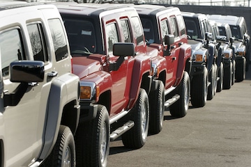 Hummer-dealer in Southfield, Michigan | Foto: ANP/