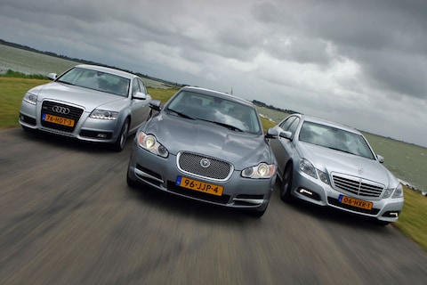 Test: Audi A6 3.0 TDI - Jaguar XF 3.0D V6 - Mercedes-Benz E 350 CDI