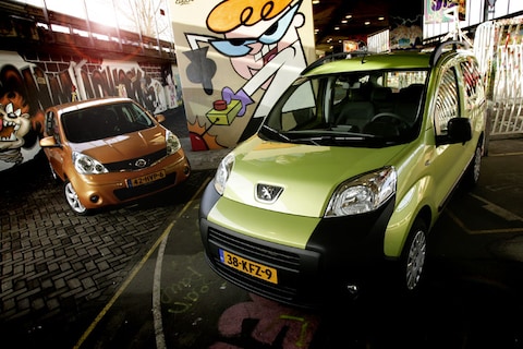 Test: Peugeot Bipper Tepee 1.4  – Nissan Note 1.4