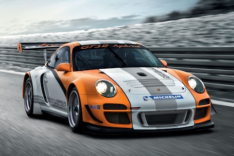 Hybride racer van Porsche 