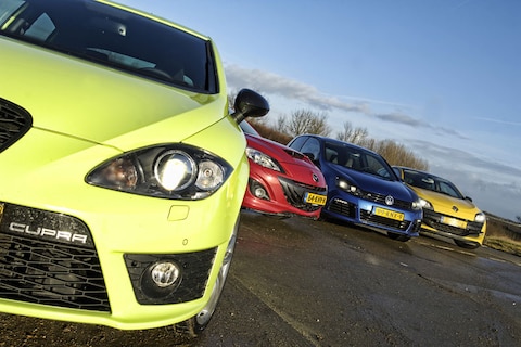 Seat Leon Cupra R - Mazda 3 MPS - Volkswagen Golf R - Renault Mégane RS