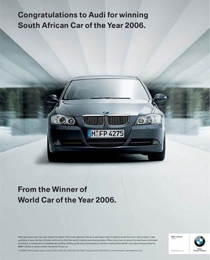 BMW anti Audi reclame
