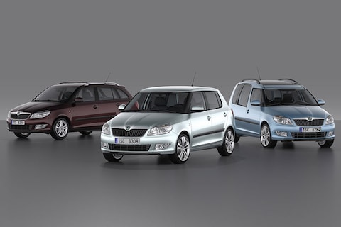 Skoda Fabia en Roomster gefacelift 