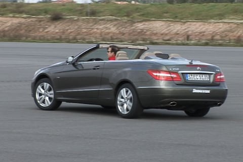 Eerste rijbeelden Mercedes-Benz E Cabrio
