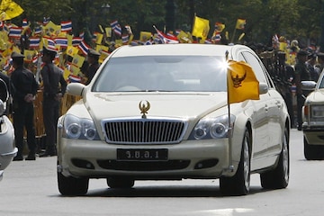 Maybach van koning Bhumibol Adulyadej, Thailand | 