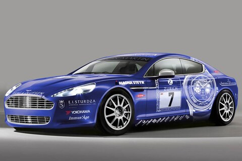 Aston Martin Rapide naar Nordschleife