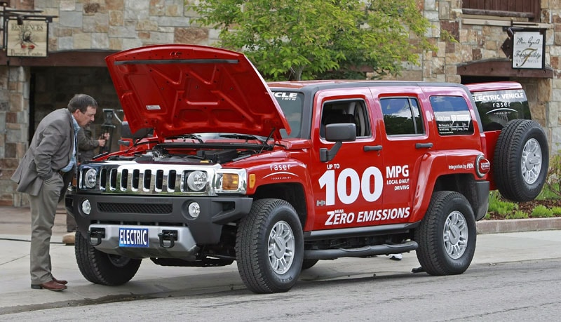 Hummer H3 Raser Technologies | Foto: ANP/EPA