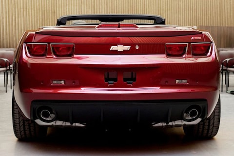 De Chevrolet Camaro cabrio is klaar 