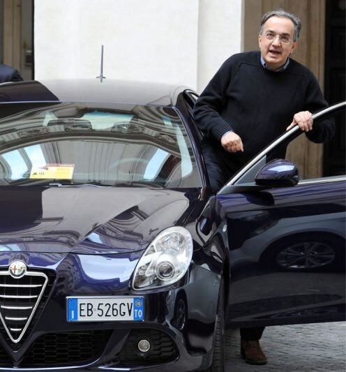 Sergio Marchionne rijdt Alfa Giulietta | Foto: ANP
