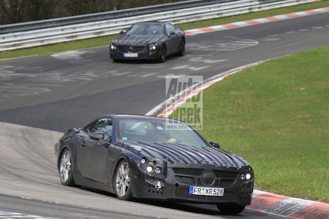 Mercedes SL is aan Ring-testwerk toe