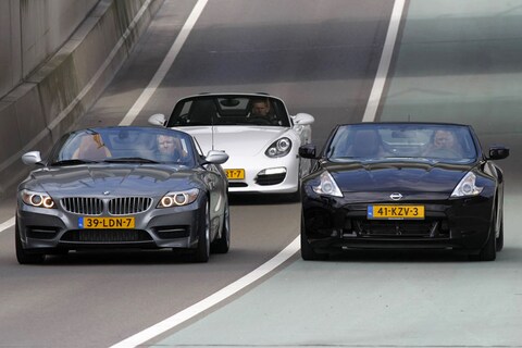 Test: BMW Z4 sDrive35is - Nissan 370Z Roadster - Porsche Boxster S