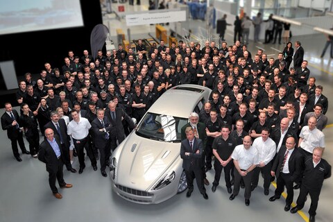 Afleveringen Aston Martin Rapide van start