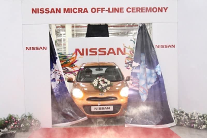 Nissan Micra-productie gestart in India