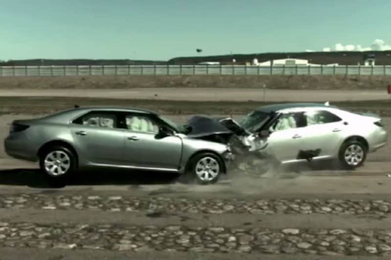 Saab 9-5 crashtest