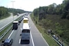 Kerende file op de A27 (foto: Martijn Bakker)
