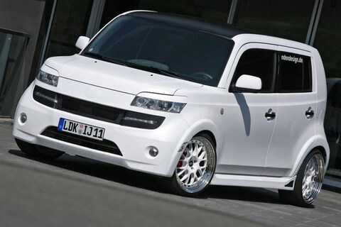 Daihatsu Materia in het kwadraat van Inden Design