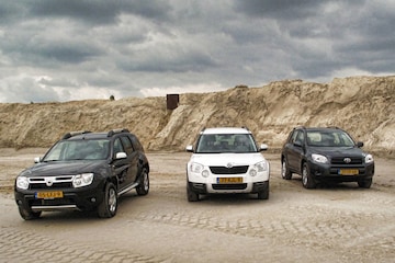 Dacia Duster-Skoda Yeti-Toyota RAV4