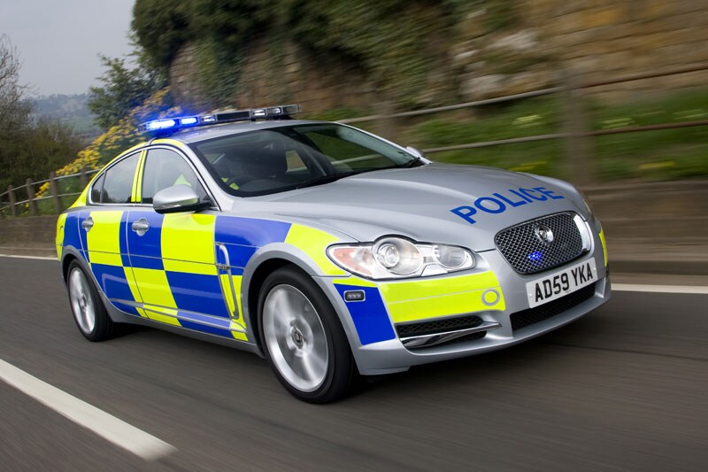 Jaguar XF politieauto