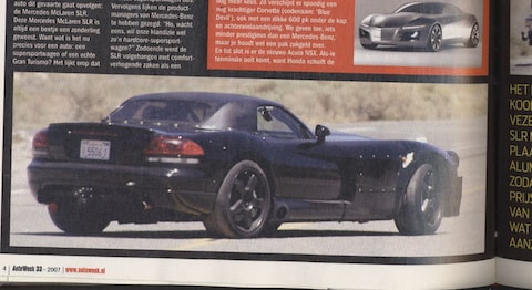 Mercedes-mule had nieuwe Viper moeten zijn 