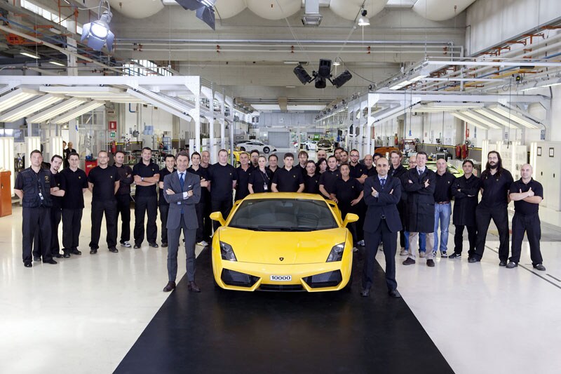 10.000ste Lamborghini Gallardo